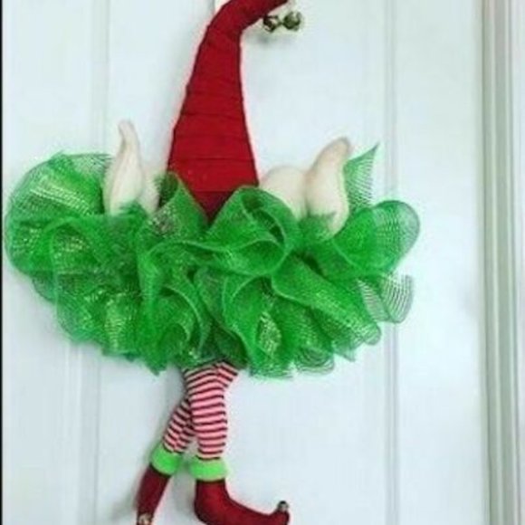 2 Tinsel Witch Hats Decor, Crafting Turn to Elf Hats - Picture 5 of 6